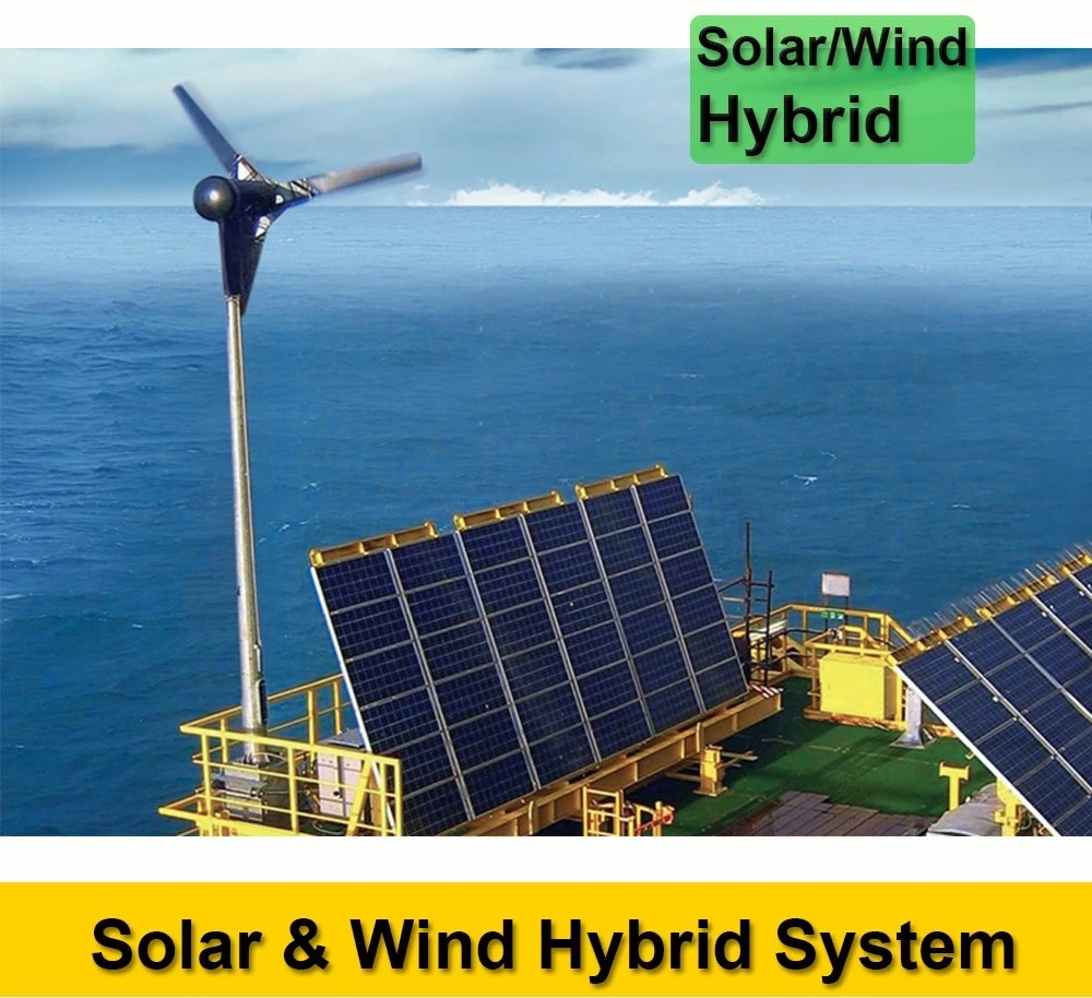 Hybrid 50 KW Solar Energy System, 50 KW Wind Solar Hybrid Power System Project Hybrid Energy System