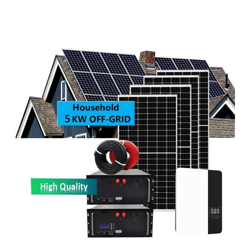 Off Grid 5 KW Solar Energy System, 5 KW Off Grid Solar System