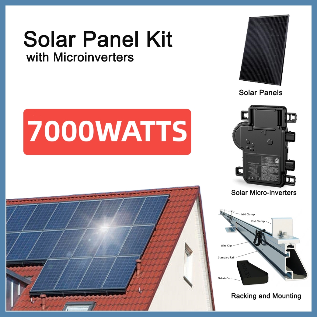 7kW Solar Panel Kit with Microinverters (7000 Watt)