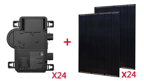 8 kW Solar Panel Kit with 330W Panels    Microinverters
