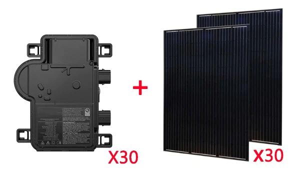 10 kW Solar Panel Kit with 330W Panels   Microinverters