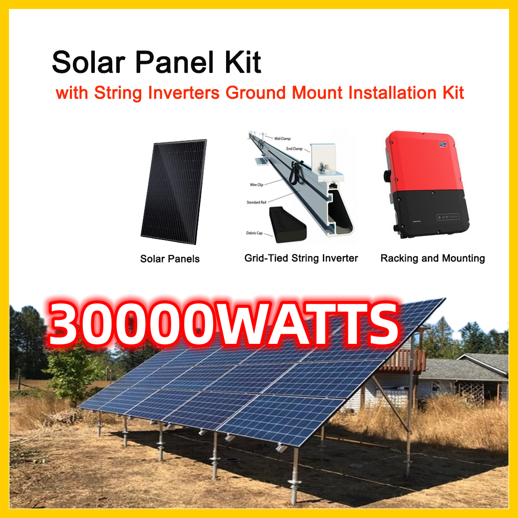 30kW Solar Panel Ground Mount Installation Kit